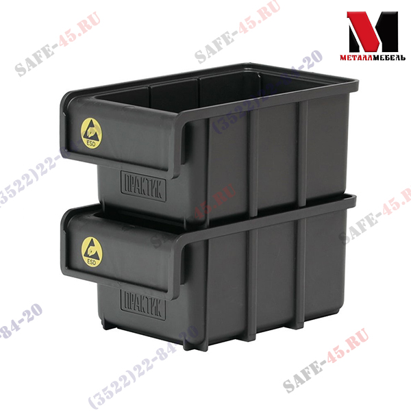 Ящик пластиковый Практик ESD 170x105x80.3 Ящик пластиковый Практик ESD 170x105x80.3