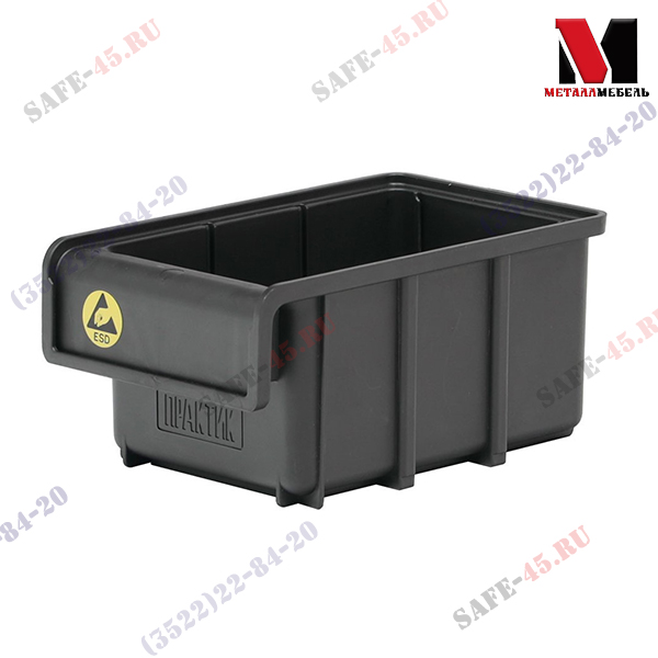 Ящик пластиковый Практик ESD 170x105x80 Ящик пластиковый Практик ESD 170x105x80